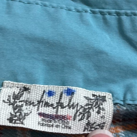 Free People Intimately Women's 
 Sunday Morning Plaid Cotton Sleep Shirt Small - Picture 3 of 5